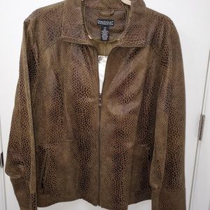 Dialogue Snake Embossed Jacket